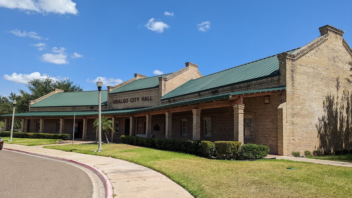 Hidalgo City Hall in Hidalgo, Texas — part of Ground Patrol's Hidalgo pet waste removal service area