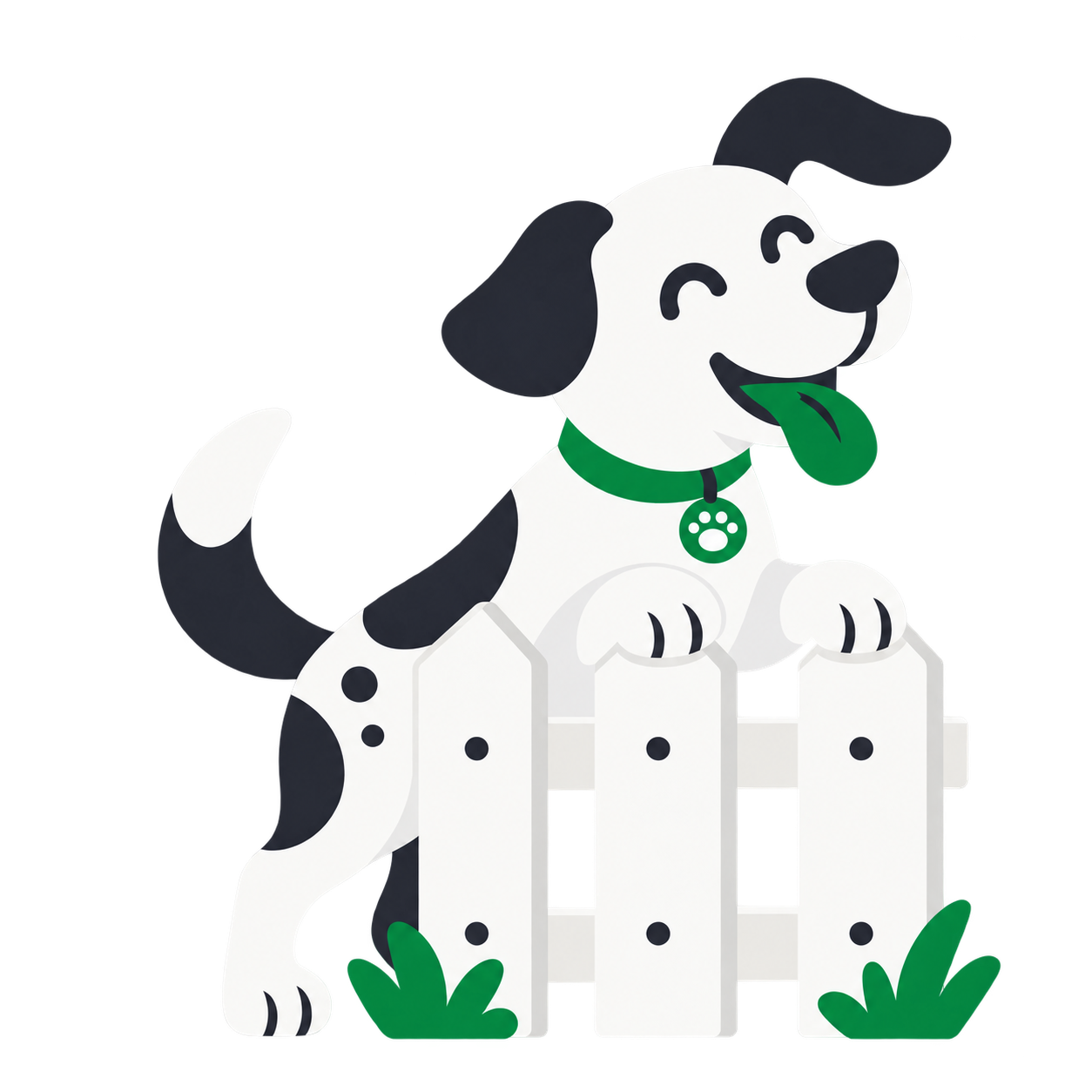 Ground Patrol mascot dog holding a map of the Rio Grande Valley service areas